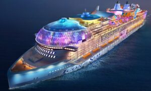 legend of the seas royal caribbean at night